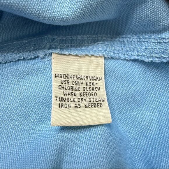 St John’s Bay Cotton Denim Shorts Flap Back Pockets Island Blue Sz 16 NWT - Picture 11 of 12